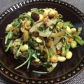 ♡きょん's cooksnap of when they made さっと一品♪水菜とハムのケチャップ炒め.