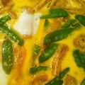 みゅうみんと's cooksnap of when they made 手早く簡単！きぬさやの半熟卵とじ.