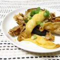 narimimama's cooksnap of when they made エリンギカボチャdeトン☆中華風炒め.