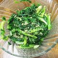 かずちほママ's cooksnap of when they made サンチュの韓国風胡麻和え.