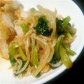 真利依's cooksnap of when they made 小松菜とモヤシのナムル.