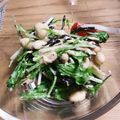 pozzzie's cooksnap of when they made 大豆と水菜のサラダ.