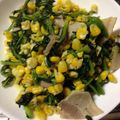 こたつねこくん's cooksnap of when they made ルッコラとベーコンのコーン炒め.
