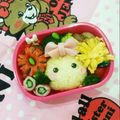 からぺこ's cooksnap of when they made ほっぺちゃん♪♪キャラ弁☆.