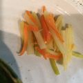 あき0304's cooksnap of when they made セロリと人参のきんぴら.