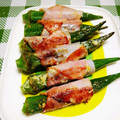 putitmiu's cooksnap of when they made オクラのハム巻き焼き*簡単おつまみ*.