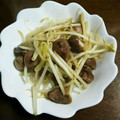 みみりん♪♪'s cooksnap of when they made 簡単砂肝もやしネギ炒め.