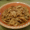 ★ボス★'s cooksnap of when they made 豚肉とれんこんのさっぱり炒め.