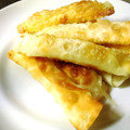 クックCIMILZ☆'s cooksnap of when they made おつまみ♡餃子の皮でチーズ揚げ.