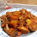 Tharu521's cooksnap of when they made 鶏肉とさつま芋のトマト煮☆バジル風味.
