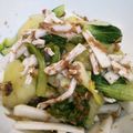 momo634's cooksnap of when they made 簡単副菜♪ヘルシーな青梗菜と胸肉の梅和え.