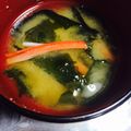 あこ♪あき's cooksnap of when they made カニカマ入りお味噌汁☆.