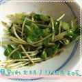 まゆちゃろ's cooksnap of when they made 簡単小鉢一品✿かいわれ大根の海苔佃煮和え.