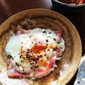 yuki1108's cooksnap of when they made レンジde目玉焼き.