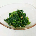 ばななちゃん538's cooksnap of when they made つるむらさきのごま和え.