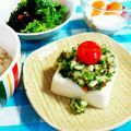 SP♪'s cooksnap of when they made 夏野菜満載☆冷奴♪.