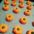 meribea's cooksnap of when they made ハロウィン♪超！立体型かぼちゃクッキー.