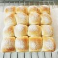 haruboomam's cooksnap of when they made HBでほわほわヨーグルトの白いちぎりパン.