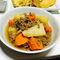 CimbaMaMa's cooksnap of when they made ミンチDE肉じゃが.