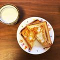 みるくクロワッサン's cooksnap of when they made チーズエッグサンド.
