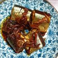 キッッックリン's cooksnap of when they made ☆圧力鍋で骨ごとパクッ☆秋刀魚の生姜煮☆.