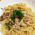 Ukiﾁｬﾗ's cooksnap of when they made 梅と大葉の和風パスタ.