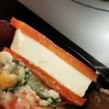 ハチ8コロ8's cooksnap of when they made ニンジン　チーズサンド.