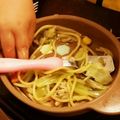 yumo88's cooksnap of when they made さんま蒲焼缶で♪和風ワンポットパスタ.