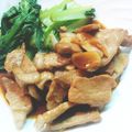 a_ya_mi's cooksnap of when they made 簡単＊旨い♪豚ロースのガーリック炒め.