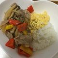 nana☆75's cooksnap of when they made ぱぱっと簡単！豚のスタミナ丼.