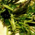 egao8's cooksnap of when they made 水菜の焼き海苔サラダ.