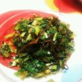 あるぱか＊゜'s cooksnap of when they made 菜飯の素、大根の葉と塩昆布の浅漬け.
