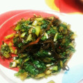 あるぱか＊゜'s cooksnap of when they made 菜飯の素、大根の葉と塩昆布の浅漬け.