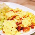 shibuchica's cooksnap of when they made ふわふわベーコンスクランブルエッグ.