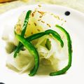syrinx's cooksnap of when they made 大根とピーマンの和えもの✾.