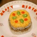 しん1107's cooksnap of when they made ひなケーキ寿司 ひなまつりに♪.