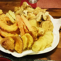Kirschstreuselkuchen's cooksnap of when they made 炭酸水でサクサク☆豆アジのかき揚げ.
