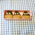 berry_a's cooksnap of when they made キャラ弁☆秋の栗ちゃんおにぎり弁当♪.