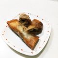 emiyata's cooksnap of when they made チャプチェリメイク 揚げない春巻.