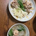 デリ27's cooksnap of when they made 炊飯器でカンタン『海南鶏飯』.