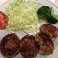 ichiko511's cooksnap of when they made 照り焼きれんこん豚バーグ.