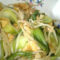 みるく大福's cooksnap of when they made ♪チンゲン菜ともやしのめんつゆ炒め♪.