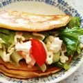 あーもこ's cooksnap of when they made パンケーキでハムとレタスのサンドイッチ★.