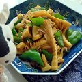 うっし〜's cooksnap of when they made 筍ピーマンそぼろあん.