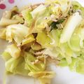 kinocoちゃん's cooksnap of when they made しらすミョウガ！キャベツのペペロンチーノ.