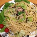 la_breeze's cooksnap of when they made 昆布屋のキャベツと塩昆布シンプルパスタ♪.