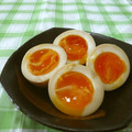 赤い電話's cooksnap of when they made 簡単味玉!!半熟卵を漬け込むだけ♪.