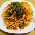しずく兄弟ママ's cooksnap of when they made 秋刀魚のスパゲティー.