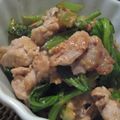 eterno's cooksnap of when they made セロリとベーコンのマスタード炒め♪.