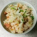 桃ちゃん＊'s cooksnap of when they made 明太子と鮭フレの混ぜご飯.